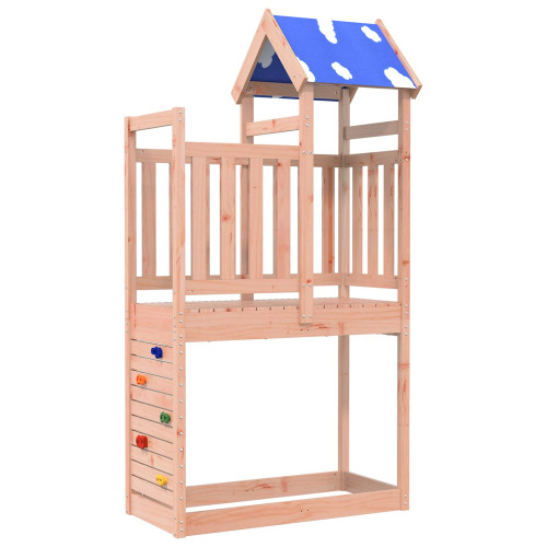 vidaXL Lekstapel Brun 110.5 x 52.5 x 215 cm Massiv Douglas-trä