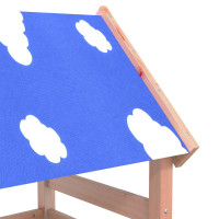 Produktbild för Lekstapel Brun 110.5 x 52.5 x 215 cm Massiv Douglas-trä