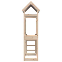 Produktbild för Lekstapel Brun 52,5 x 110,5 x 215 cm Massiv furu