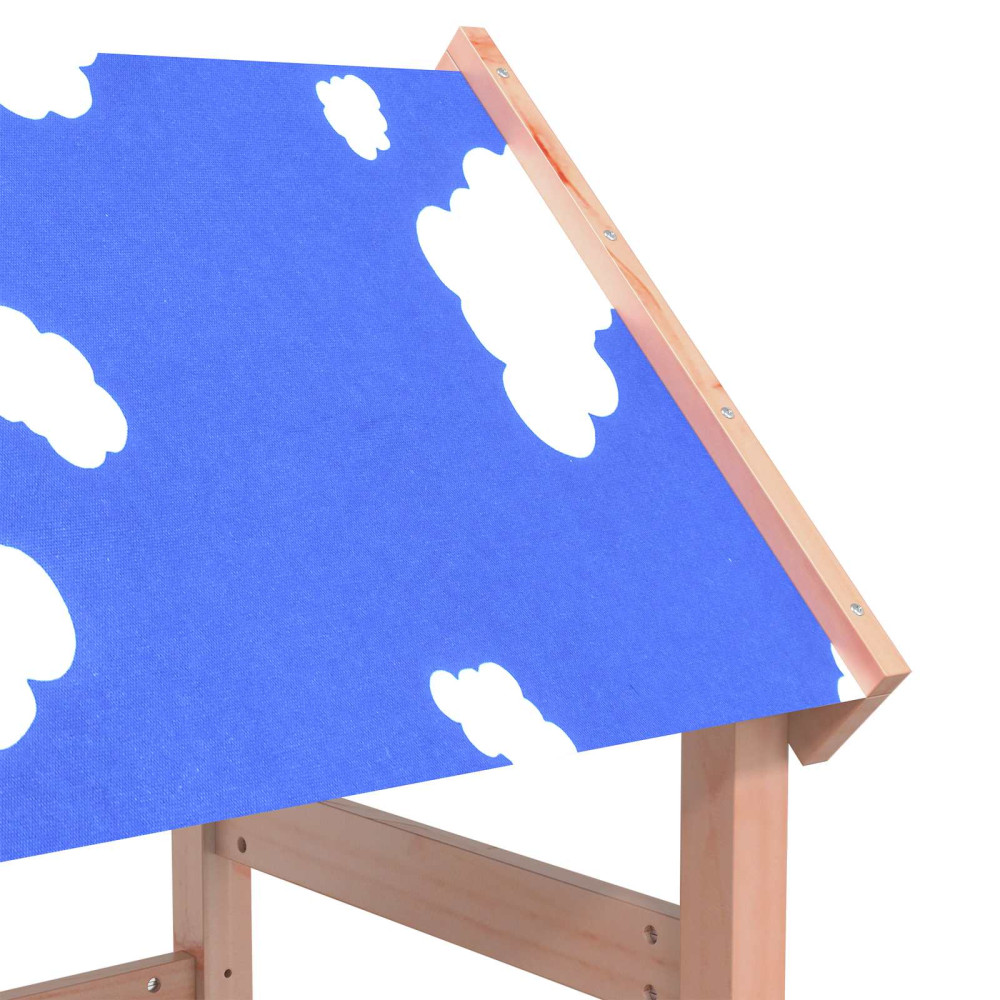 Produktbild för Lekstapel Brun 52,5 x 110,5 x 215 cm Massiv Douglas-trä
