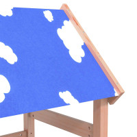 Produktbild för Lekstapel Brun 52,5 x 110,5 x 215 cm Massiv Douglas-trä