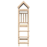 Produktbild för Lekstapel Brun 110,5 x 52,5 x 215 cm Massiv furu