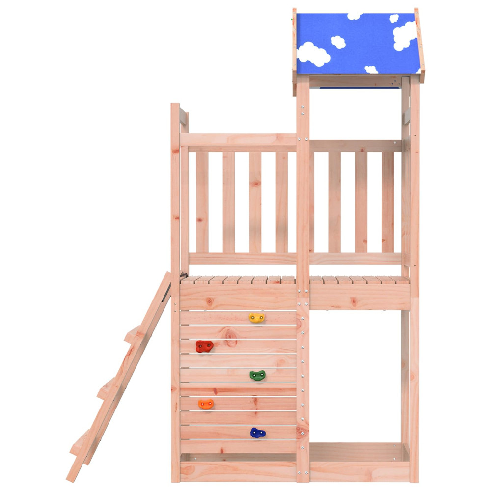Produktbild för Lekstapel Brun 110,5 x 52,5 x 215 cm Massivt douglas-trä