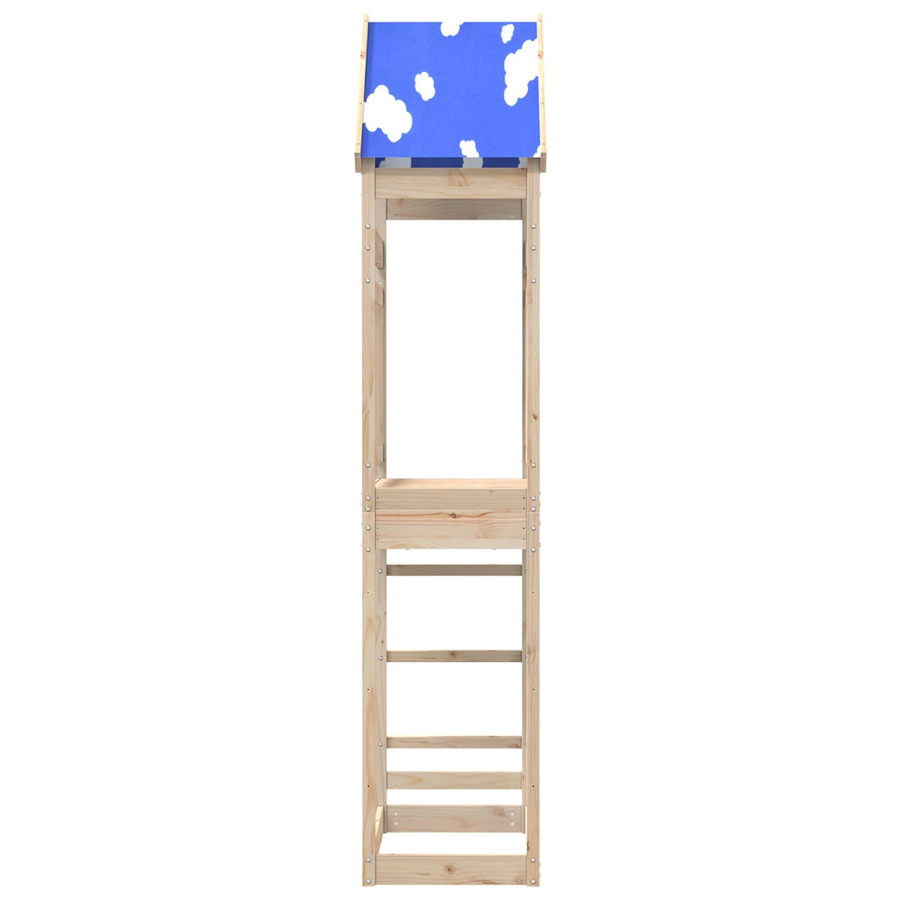 Produktbild för Lekstapel Brun 52,5 x 85 x 265 cm Massiv furu
