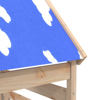 Produktbild för Lekstapel Brun 52,5 x 85 x 265 cm Massiv furu