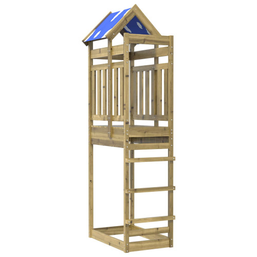 vidaXL Lekstapel Brun 52.5 x 85 x 239 cm Massiv Impregnerat Trä