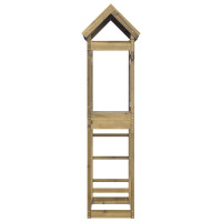 Produktbild för Lekstapel Brun 52.5 x 85 x 239 cm Massiv Impregnerat Trä