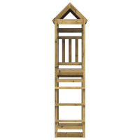 Produktbild för Lekstapel Brun 85 x 52,5 x 239 cm Massiv Impregnerat Trä