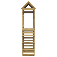 Produktbild för Lekstapel Brun 85 x 52,5 x 239 cm Massiv Impregnerat Trä