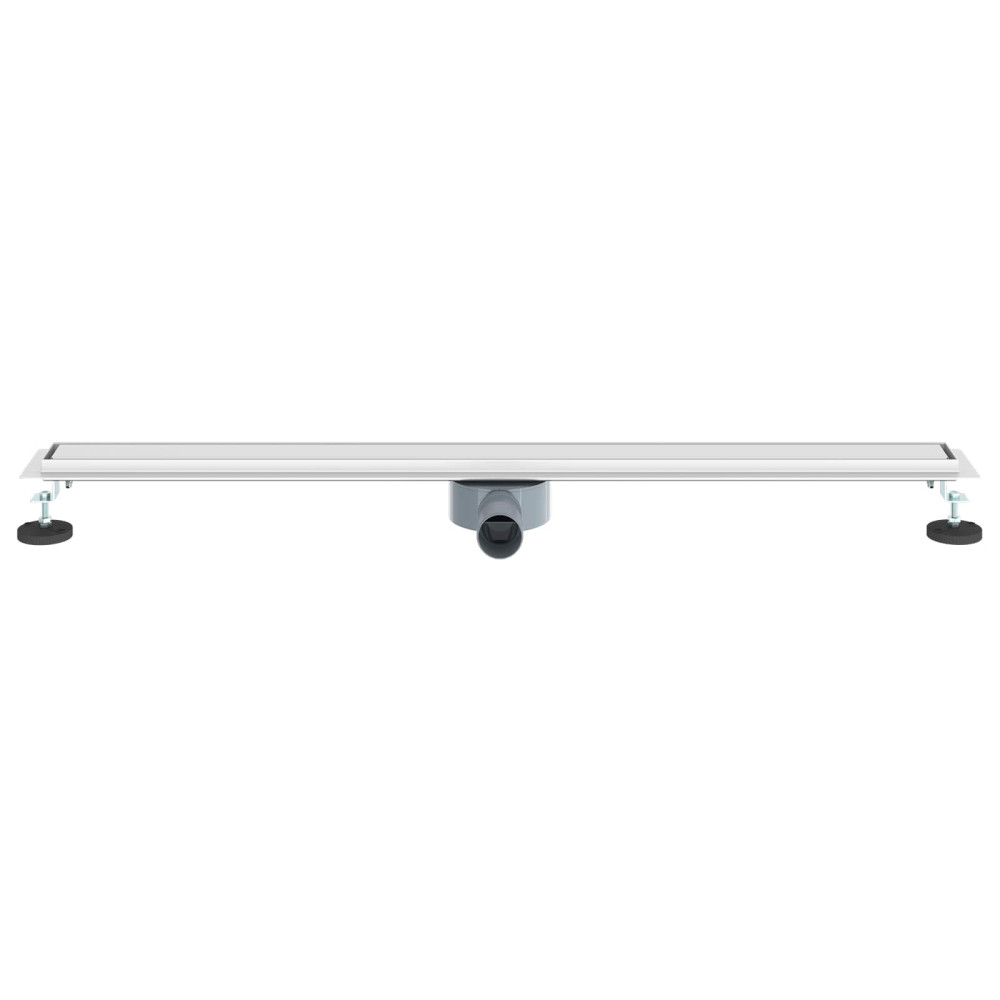 Produktbild för Duschavlopp 2-i-1 med 360° Siphon Silver 100 cm