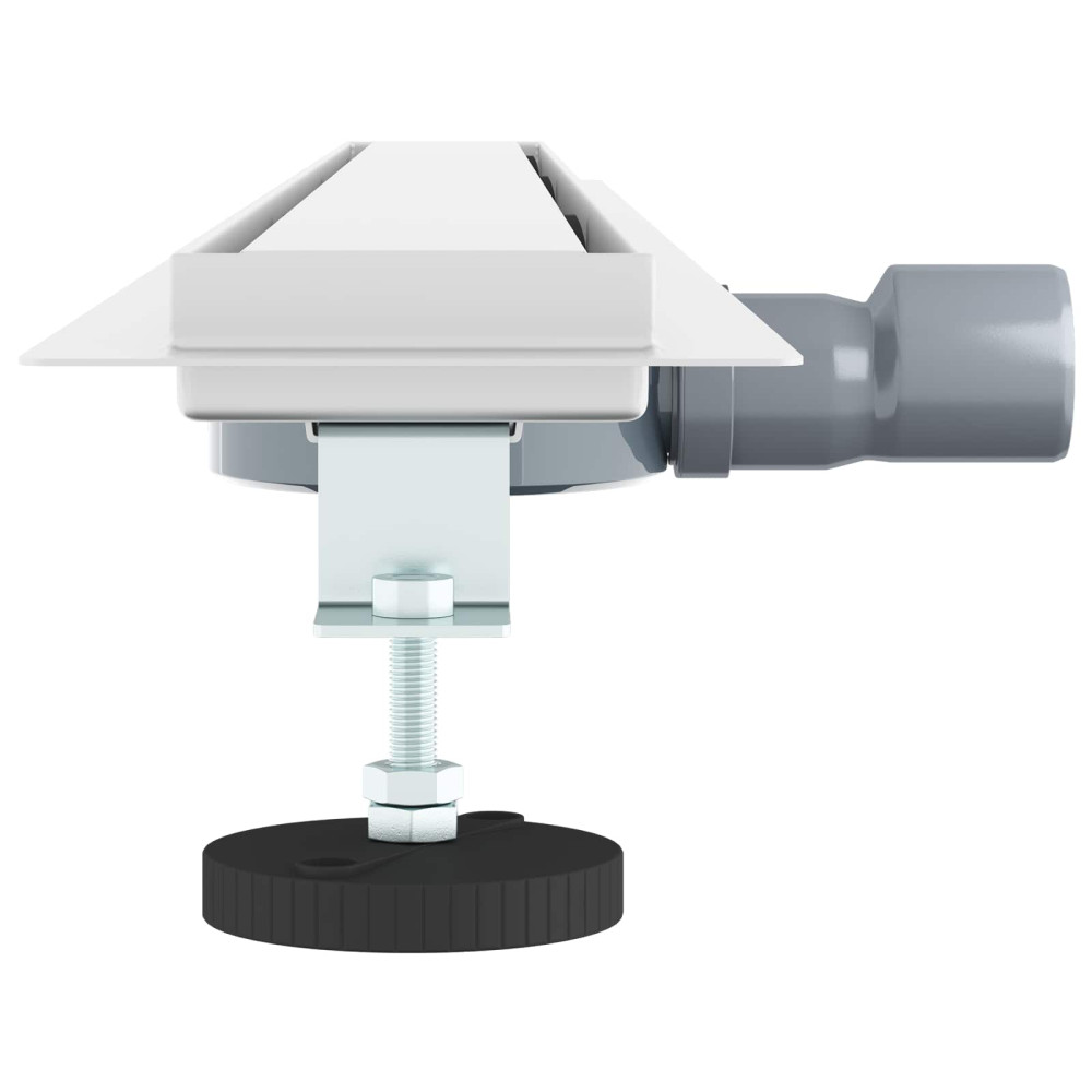 Produktbild för Duschavlopp 2-i-1 med 360° Siphon Silver 100 cm