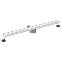 Produktbild för Duschavlopp 2-i-1 med 360° Siphon Silver 100 cm