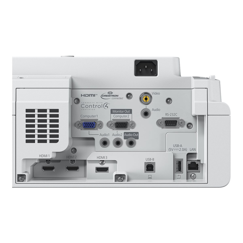 Produktbild för Epson EB-760WI - 3LCD-projektor - ultrakort kastavstånd - 802.11a/b/g/n/ac trådlös/LAN/Miracast - vit