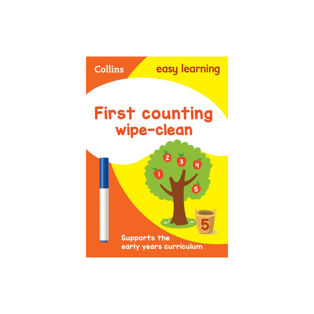 Produktbild för First Counting Age 3-5 Wipe Clean Activity Book (häftad, eng)