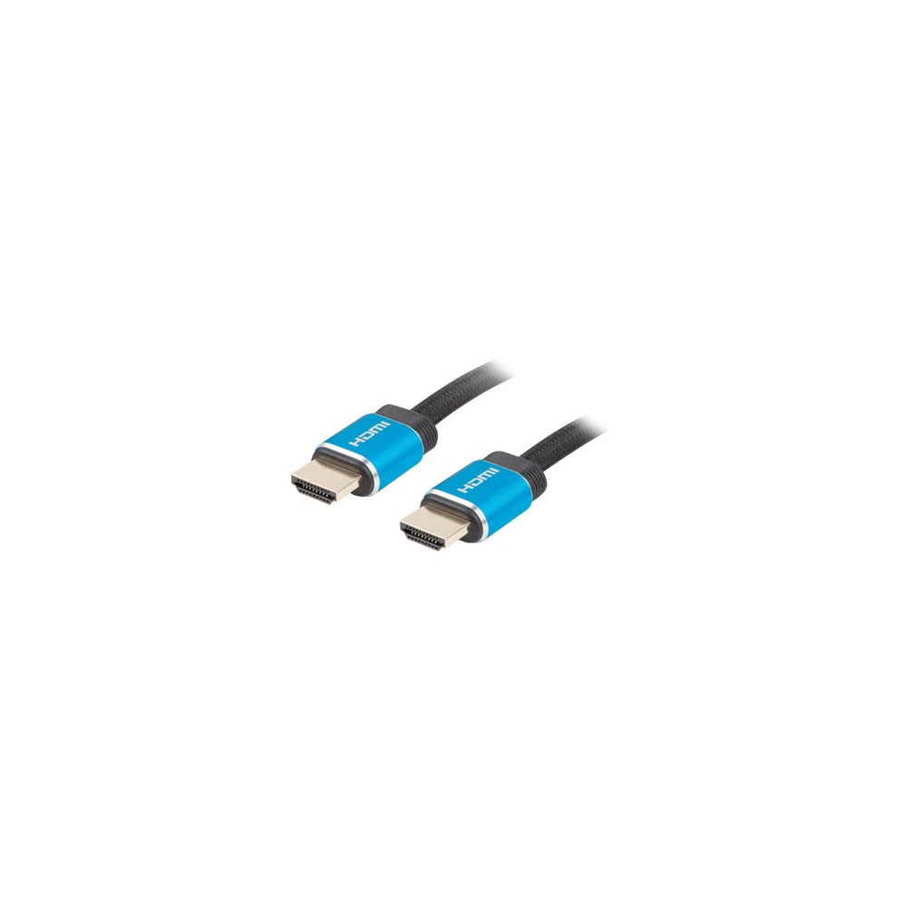 Produktbild för Lanberg HDMI-kabel med Ethernet - 1 m