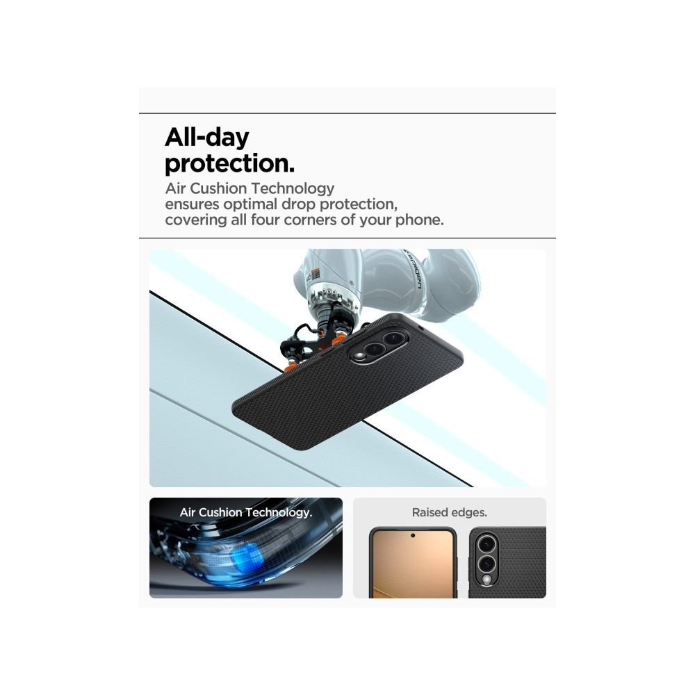 Produktbild för Spigen Liquid Air, Mobilskal, Samsung, Galaxy S25 Edge, 17 c...