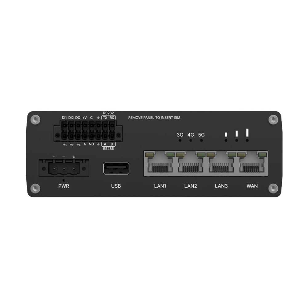 Produktbild för Teltonika RUTM55 - trådlös router - WWAN - Wi-Fi 5 - 5G, 3G, 4G - DIN-skenmonterbar, väggmonterbar, försänkt montering möjlig