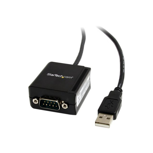StarTech.com StarTech.com FTDI USB till seriell RS232-kabeladapter med 1 port och COM-retention - seriell adapter - USB - RS-232