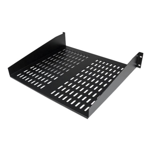 StarTech.com StarTech.com 2U serverrackhylla - Universell ventilerad fribärande serverhylla med rackfäste för 19-tums nätverksutrustning i rack och skåp - Kraftigt stål - Viktkapacitet 23 kg - 41 cm djup hylla, svart - hylla för rack - 2U