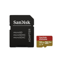 Produktbild för SanDisk Extreme - flash-minneskort - 32 GB - microSDHC UHS-I