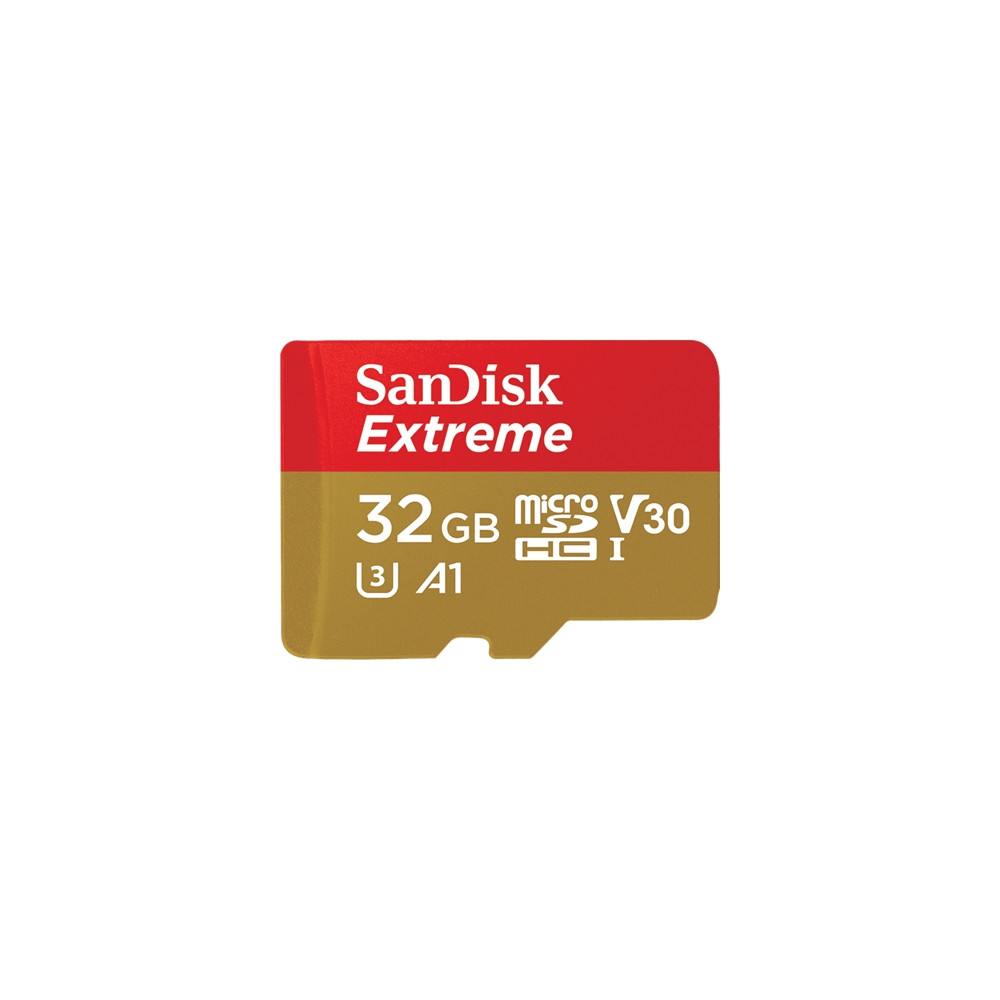 Produktbild för SanDisk Extreme - flash-minneskort - 32 GB - microSDHC UHS-I