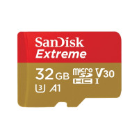 Produktbild för SanDisk Extreme - flash-minneskort - 32 GB - microSDHC UHS-I