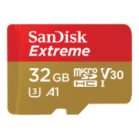 Produktbild för SanDisk Extreme - flash-minneskort - 32 GB - microSDHC UHS-I