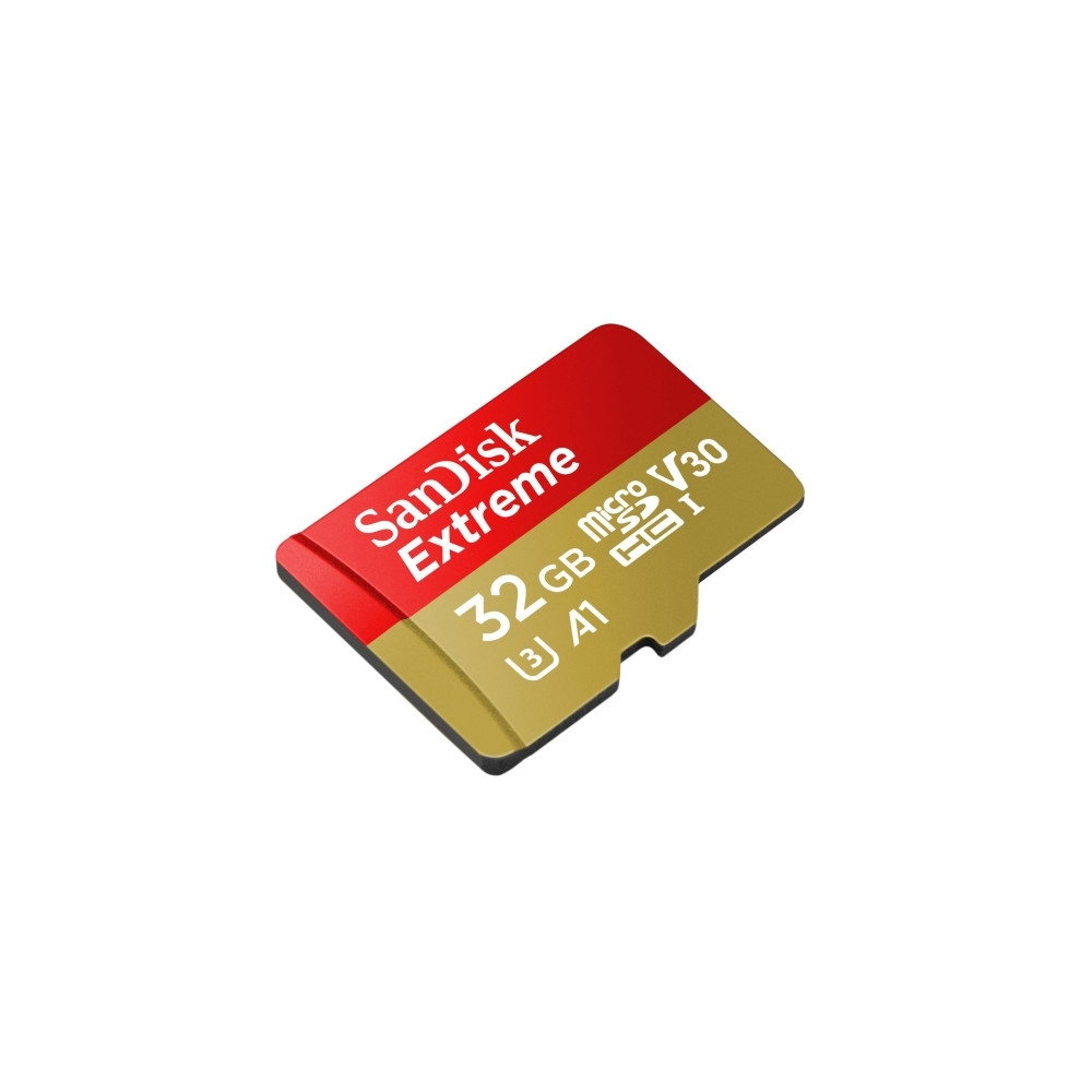 Produktbild för SanDisk Extreme - flash-minneskort - 32 GB - microSDHC UHS-I