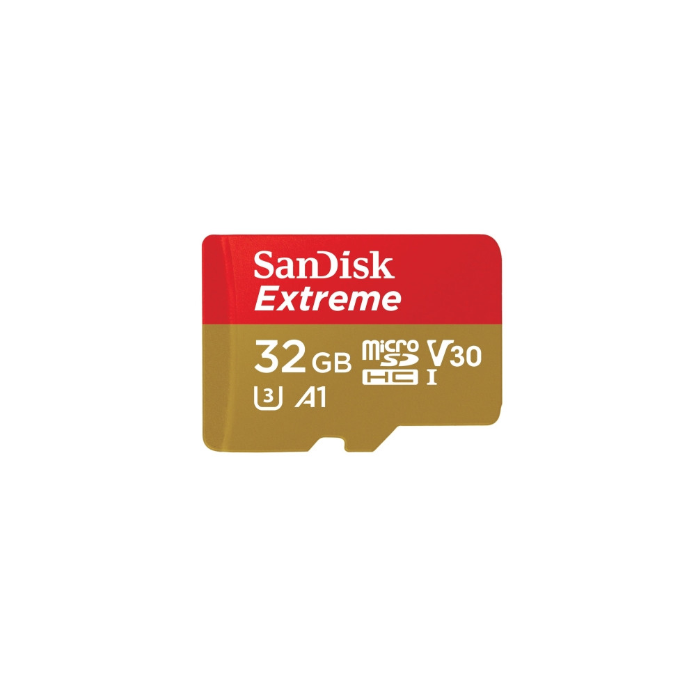 Produktbild för SanDisk Extreme - flash-minneskort - 32 GB - microSDHC UHS-I