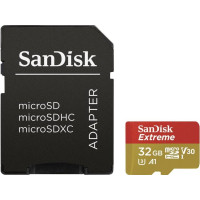 Produktbild för SanDisk Extreme - flash-minneskort - 32 GB - microSDHC UHS-I