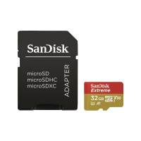Produktbild för SanDisk Extreme - flash-minneskort - 32 GB - microSDHC UHS-I