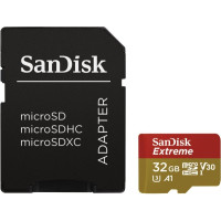 Produktbild för SanDisk Extreme - flash-minneskort - 32 GB - microSDHC UHS-I