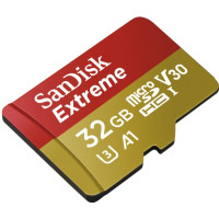 Produktbild för SanDisk Extreme - flash-minneskort - 32 GB - microSDHC UHS-I