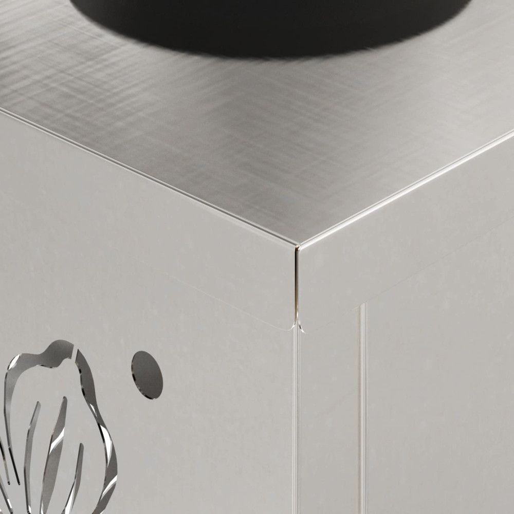 Produktbild för Solar LED Stig Ljus 2 pcs Silver Rostfritt stål