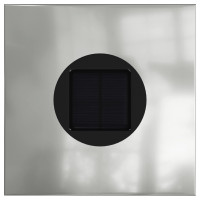 Produktbild för Solar LED Stig Ljus 2 pcs Silver Galvaniserat stål