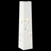 Produktbild för Solar LED Stig Ljus 2 pcs Vit Kallvalsat stål