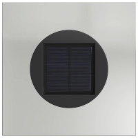 Produktbild för Solar LED Stig Ljus 2 pcs Silver Galvaniserat stål