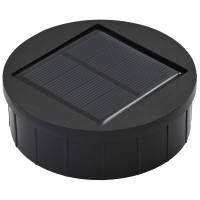 Produktbild för Solar LED Stig Ljus 2 pcs Vit Kallvalsat stål