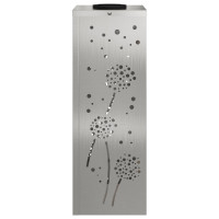 Produktbild för Solar LED Stig Ljus 2 pcs Silver Rostfritt stål