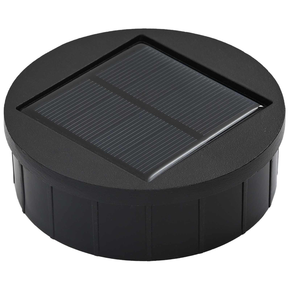 Produktbild för Solar LED Stig Ljus 2 pcs Vit Kallvalsat stål