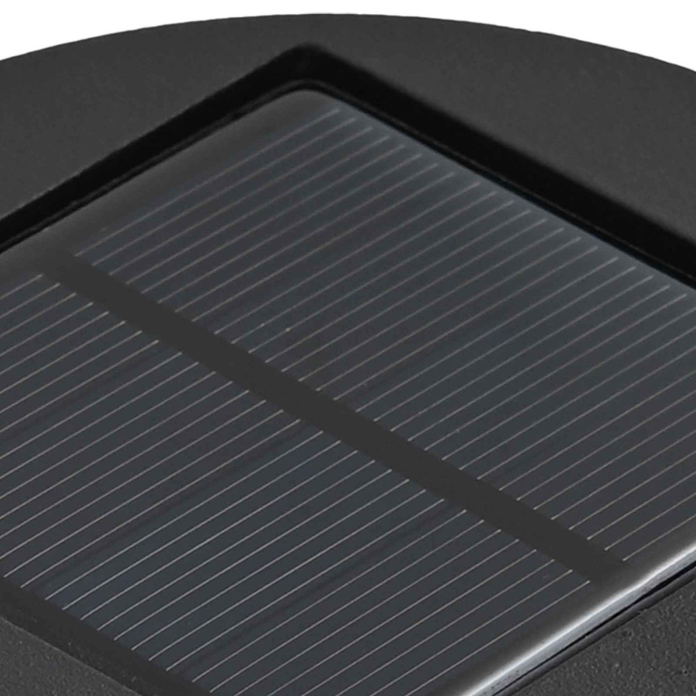 Produktbild för Solar LED Stig Ljus 2 pcs Vit Kallvalsat stål