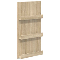 Produktbild för Tidningshylla Sonoma-ek 51 x 11 x 102 cm Konstruerat trä