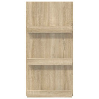 Produktbild för Tidningshylla Sonoma-ek 51 x 11 x 102 cm Konstruerat trä