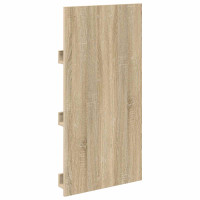 Produktbild för Tidningshylla Sonoma-ek 51 x 11 x 102 cm Konstruerat trä
