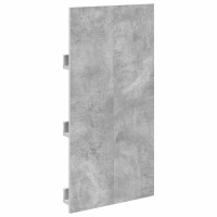 Produktbild för Tidningshylla Betonggrå 51 x 11 x 102 cm Konstruerat trä