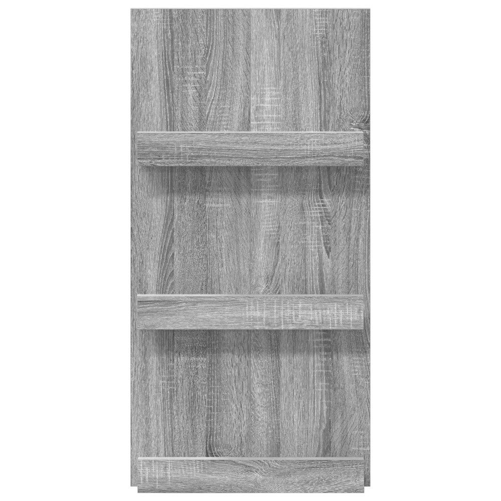 Produktbild för Tidningshylla Grå Sonoma 51 x 11 x 102 cm Konstruerat trä