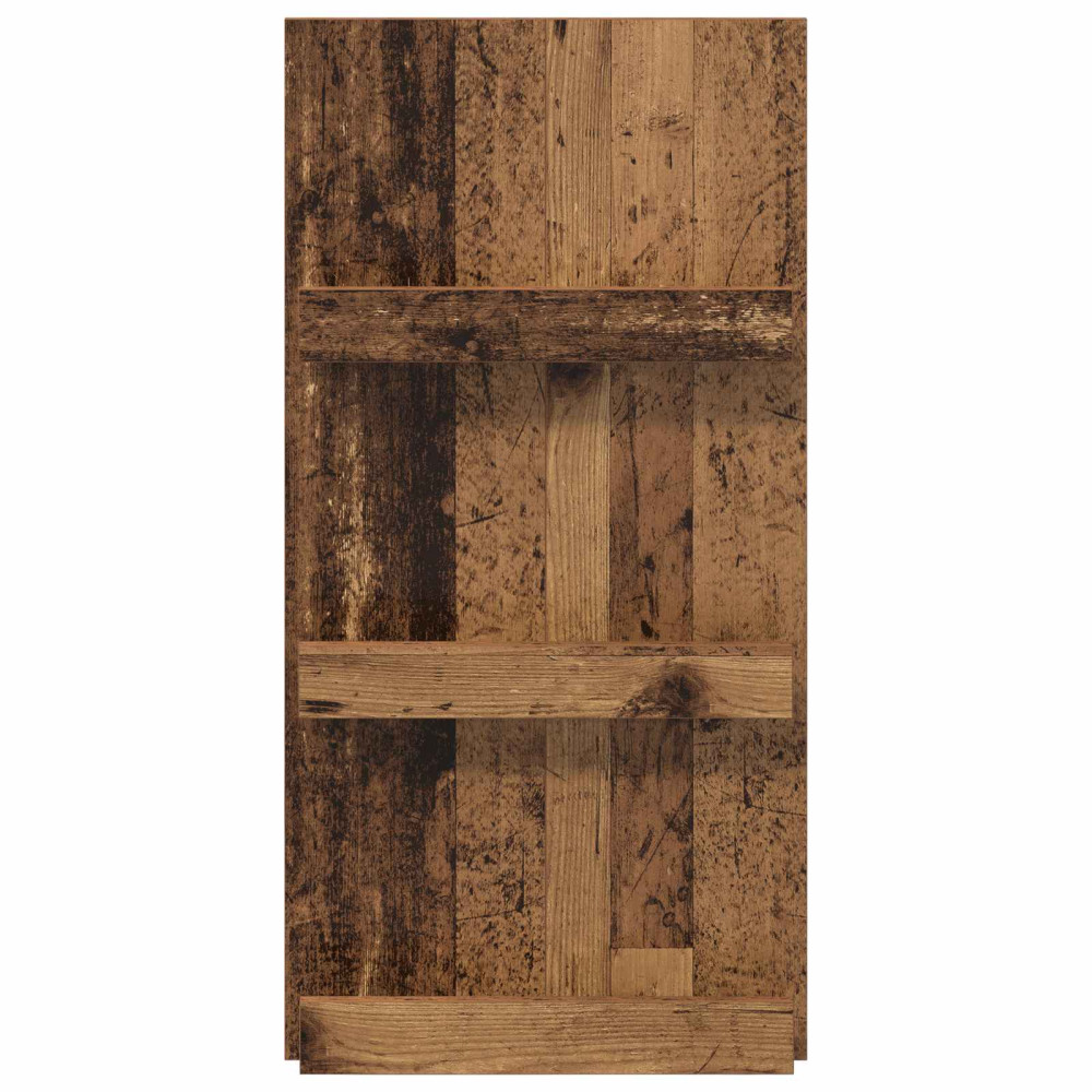 Produktbild för Tidningshylla Gammalt trä 51 x 11 x 102 cm Konstruerat trä