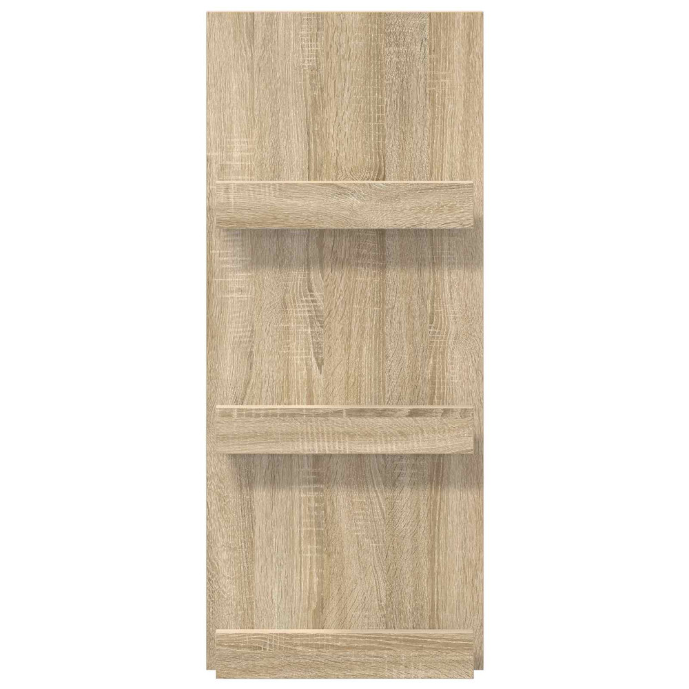Produktbild för Tidningshylla Sonoma-ek 43 x 11 x 102 cm Konstruerat trä