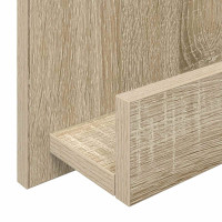 Produktbild för Tidningshylla Sonoma-ek 43 x 11 x 102 cm Konstruerat trä