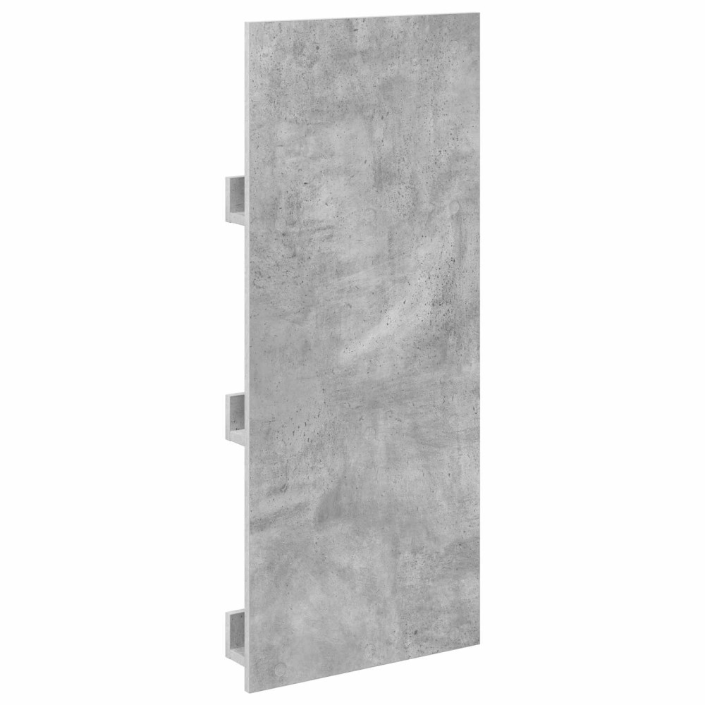 Produktbild för Tidningshylla Betonggrå 43 x 11 x 102 cm Konstruerat trä